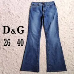D&G ドルチェアンドガッバーナ フレアデニム パンツ アーカイブ