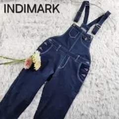 【INDIMARK】インディマーク デニムストレッチサロペット M