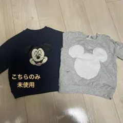 ユニクロトレーナー ミッキー 90 新品未使用