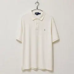 値下げ⭕️POLO RALPH LAUREN ポロシャツ ホワイト XXL メンズ