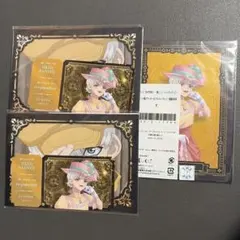 Dr.stone×推しくじ シンデレラくじ 西園寺羽京ポストカード 缶バッジ