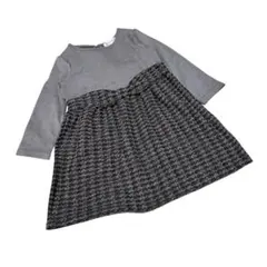 Q27★ぴ　ロペピクニック　ワンピース　110cm　子供服