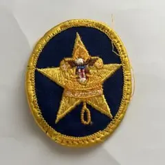 希少 ビンテージ ボーイスカウト 世界章 ワッペン 紫 刺繍 パッチ