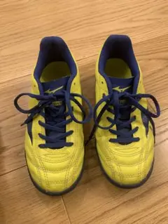 フットサルシューズ イエロー/ネイビー　19cm