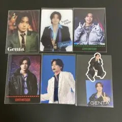 松田元太 Travis Japan トレーディングカード5種 ステッカー2種