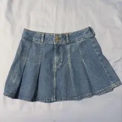 【ZARA】ラメ デニムスカート