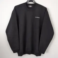 矢沢永吉 スウェット トレーナー 裏起毛 ブラック (XL)