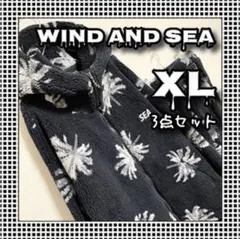 ●ウィンダンシー●稀少サイズ●椰子木デザイン●セットアップ●パーカー●3点セット