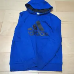 adidas 青 パーカー USA D