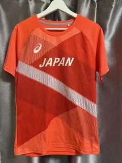 アシックス asics 日本陸上Tシャツレプリカ