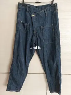 デニム サルエルパンツ
