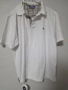 BURBERRY ホワイト ポロシャツ M