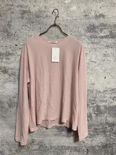 B&Y コットン ルーズ ロングスリーブ Tシャツ