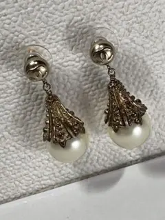 CHANEL ココマークパールピアス