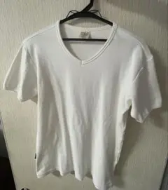 AVIREX ホワイト Vネック Tシャツ　Mサイズ