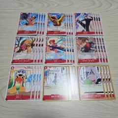 ワンピースカード　セット　赤14