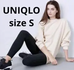 【美品】ユニクロ　ドライスウェットクルーシャツ　Sサイズオフホワイト