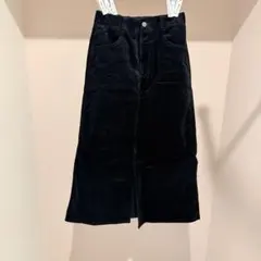 GU コーデュロイ　ロングスカート