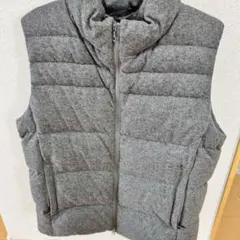 ☆【ユニクロ】ウールブレンドダウンベスト(グレー)☆