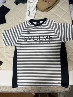 SVOLME プラクティスシャツ ボーダー Lサイズのサムネイル