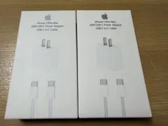 アップル 20W USB-C 電源アダプタ Apple A2244 ２個セット