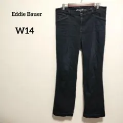 Eddie Bauer カーヴィー トラウザー デニム 大きいサイズ