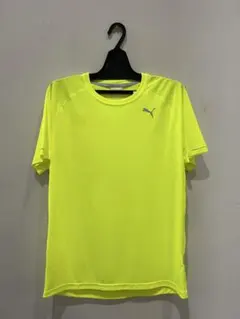 新品★Puma 蛍光イエロー Tシャツ　L