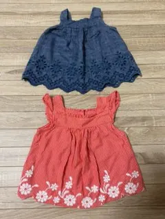 ベビーギャップ　女の子　トップス チュニックセット‼︎ 70センチ　2枚組
