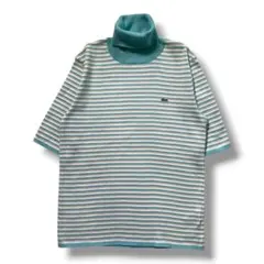 F2018　【即購入OK】　LACOSTE　タートルネック半袖カットソー　S相当のサムネイル