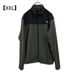 ザノースフェイス マウンテンバーサマイクロジャケット XXLサイズ 緑 黒