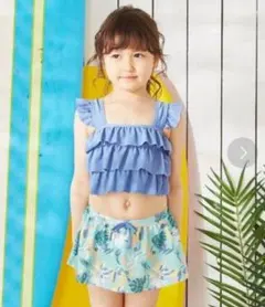 【美品】BREEZE 女の子水着 ビキニ size90