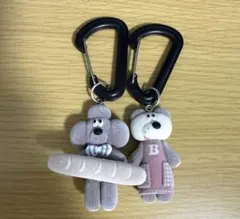 ICHHI ファッションカラビナマスコットチャーム2点セット