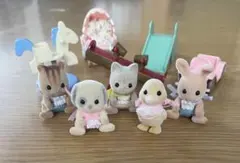 廃盤　シルバニアファミリー 赤ちゃん遊具セット