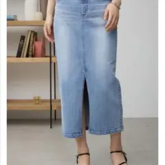 AZUL DENIM ハイウエストスカート