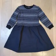 COMME CA ISM 長袖ワンピース 120cm