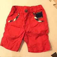 エフオーキッズ ショートパンツ 赤 F.O デニムビンテージ