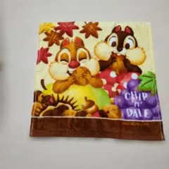 タオル　ディズニーチップとデール