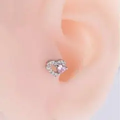 レディース ピアス ハート 上品 エレガント ピンク シンプル カジュアル