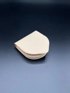 大容量ぷっくりマチの馬蹄型コインケース /小銭入れ　ヌメ革