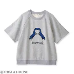 パピプペンギンズ　スウェット グレー　昭和レトロ