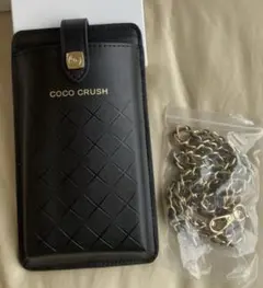 【シャネル ノベルティ】ココクラッシュ スマホポーチ チェーン付き