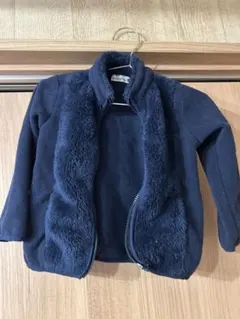 ブランシェス 100 ネイビー フリース アウター