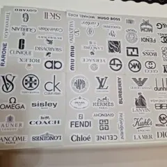 ハイブランド ロゴステッカーセット まとめ売り