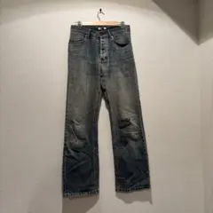 ブーツカットデニム 淡い