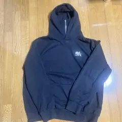 ハーフジップパーカー　黒