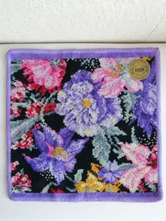 FEILER フラワーパターン タオルハンカチ