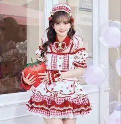 きゅるりんってしてみて着用ラブポップギンガムキティメイド Malymoon