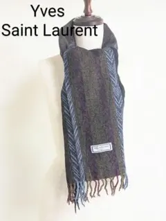 イヴサンローラン/Yves Saint Laurent/大判マフラー/総柄