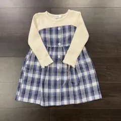 【中古】スラップスリップ　長袖ワンピース　１１０