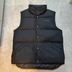 L.L.Bean ブラック ダウンベスト Mサイズ 650フィルパワー
